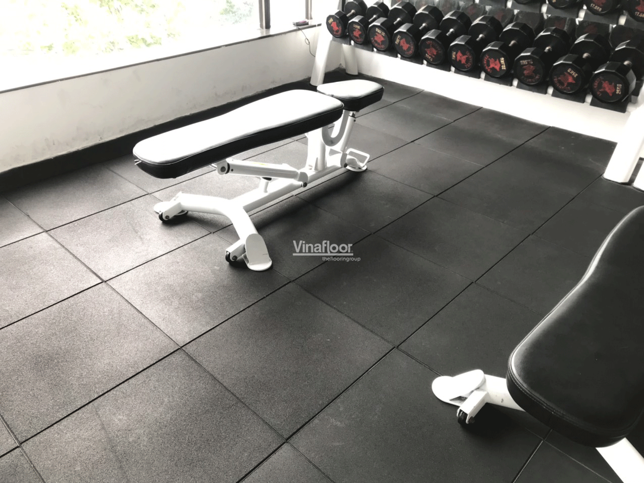 Công Trình  Thảm Cao Su Phòng Gym Wonder Fitness Center 2